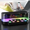 Altoparlanti Altoparlante Bluetooth per computer RGB Tasti per pianoforte surround 3D Altoparlante da gioco Subwoofer a colonna wireless Centro musicale per TV PC portatile