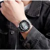 손목 시계 Skmei Sport Watches 남자 태양열 LED 디지털 쿼츠 시계 다기능 남성 시계 강철 방수 손목 Relojes Hombre