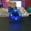 Electric Fans Usb Fans Clock Temperature Adjustable Portable Mute Silent Fan Car Desk 4 Inch Iron Art Fans Novel Products Authenticity TEMPL240122