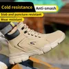 GAI Winter Mannen Veiligheidslaarzen Anti-smash Anti-steek Sneakers Stalen Neus Schoenen Mannelijke Werklaars Onverwoestbaar 240119