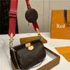 Högkvalitativ plånbok mini crossbody axelväskor Purses Designer Woman Beach Bag Designers Multi Pochette Handväskor
