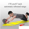 Training Equipment Fitness Ab Roller Home Gym Abs Wheel Press Abdominal Trainer Widen Strong Spring Matic Rebound Workout Drop Deliv Dhf1N