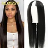 250 Density V Part Bone Straight Glueless Wig Human Hair baby hair 30 Inch Brazilian Wigs for Women on Sale Free Shipping