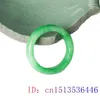 Cluster Rings Green Real Jade Natural Jewelry Burmese Jadeite Gifts Amulets Talismans Women Men Luxury Gemstone Accessories Emerald