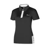 Golf T-shirt voor dames, zomersport, golfkleding, shirt met korte mouwen, sneldrogend, ademend poloshirt voor dames
