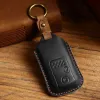 Smart Car Key Case Cover Fob Crazy Horse Leather Keyring Accessories for Honda 3 Button Accord CRV Odyssey Fit Holder Shell