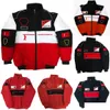 Camisetas para hombres Ropa de motocicleta 2024 F1 Racing Traje Chaquetas Forma 1 Retro College Style European Windbreaker Chaqueta de algodón Fl Bordado Windproo Oturr E85K