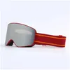 Lunettes de ski Snowboard Femmes Hommes Ski Lunettes Masque Uv 400 Protection contre la neige sur lunettes Adt Double Anti-buée cylindrique 231113 8Xs9 Dr Dh3L1