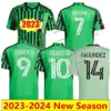 MLS 2023 2024 Austins FC Soccer Jerseys Fans Joueur Driussi Ring Faez Home Away Football Shirt Rigoni Pereira Gallagher Cascante Redes Finlay 22 23 24 Men Kid