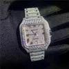 AP Watch Diamond Moissanite Iced Out kan klara test 10a Mens/Womens Richrd Mile Mosang Stone Movement för Top Wristwatch Mechanical 904L 4130 3235 G7 X