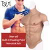 Costume Accessories Breastplate Silicone Male Fake Chest Muscle Body Suit Cosplay Crossdress