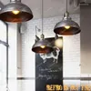 Pendant Lamps Creative LED Wrought Iron Single Pot Lights Retro Industrial Style Restaurant Shop Cafe Bar Hanging Lamp