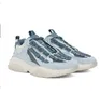 Słynny projektant mieszanych materiałów portofino buty buty Maxi-leade swobodne gumowe cielę 3d z trenerami tkanin technicznych luksusowe marka Low Top swobodne spacery