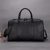 top-level 10A Men's Travel bag duffel bag Boarding bag top grade waxed tire cowhide counter original hardware Designer Bag Handbag luxury bag Press bag Mont blanc