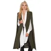 Women's Trench Coats British Style Open Sleeve Cloak Outwears Women Long Tuxedo Manteau Femme FS0052