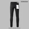 Dżinsy fioletowe, fioletowe dżinsy, męskie dżinsowe spodnie, designerskie czarne dżinsy, wysokiej jakości design, Street Casual Spods, designerskie spodnie do joggingu.