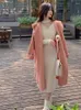 Casual Kleider Frauen Weiß V-ausschnitt Strickpullover Langes Kleid Herbst Winter 2024 Schwarz Elegante A-line Twists Midi Urlaub Damen