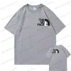 Men's T-Shirts Faceless letter T-shirt with added size women's double-sided printing summer top fashion brand Harajuku T240122