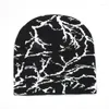Berets y2k dzianinowy kapelusz kobiety moda ciepłe grube mężczyźni Hip Hop czapki Skullcap Krótki na zewnątrz unisex podstawowy czapka zima 2024