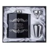 Groomsman gift Personalized Engraved 6OZ Hip Flask 188 Stainless Steel With White Black Box Gift Wedding Favors 240122