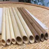 UPORS 50 pièces paille de bambou naturel 20cm pailles réutilisables biologiques écologiques pour boire pour la fête au Bar 240122