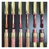 Lip Gloss 6 Set Kylie Non-لا لا تنيق من الذهب لا يتلاشى رطبة الشفاه السائل غير اللامع صبغة كورية من الصبغة.