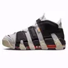 Mored Mens Uptempos Big Taille 12 Chaussures de basket-ball Designer OG Scottie Pippen Iron Grey Copie Coller Lait de coco Noir Blanc Varsity Red UNC Uptempo2 96 Baskets