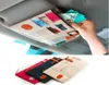 Car Sun Visor Storage Point Pocket Documents Organizer Bag Pouch Card Holder Credit Card Namecard pen beige5233634