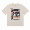 2024Women&Men's T-shirts Designer Galleries Depts Shirt Alphabet Print Trendy Trend Basic Casual Fashion Loose Short T-shirt Half Sleeve TeeS Brown White And Beige