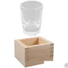 Vinglasskull Sake Glass Crafts Cup Coffee Mug Tea Table Saki Japanese Cups Traditionella mini Drop Delivery Home Garden Kitchen Dini Dhcrc