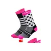 Sports Socks Dh Dh-13 Cycling Mens Bicycle Sock Ladies Men Crossfit 211229 Drop Delivery Outdoors Athletic Outdoor Accs Otawv