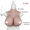 Faux seins coupe Z/S, Super gros seins réalistes en Silicone, fausse poitrine énorme en forme de goutte d'eau, seins de Cosplay pour transgenres