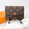 Titulares de cartão M41939 Brown Flower Girl Coin Bolsas Luxo Designer Titulares de Passaporte Mulheres Chave Carteiras Mens Bolsa Chave De Couro Chaveiro Cartão Caso Bolso Organizador Flap