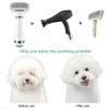 Suministros Secador para perros 2 en 1 Secadores de pelo silenciosos para perros Peine Cepillo Aseo Peine para el pelo de gato Soplador de pelo para cachorros Soplador de agua con temperatura ajustable