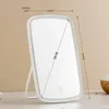 Mirrors Makeup Mirror Touch Screen Vanity Mirror with Led Brighess Adjustable Portable Usb Rechargeable for Tabletop Bathroom Bedroom