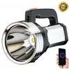 Linternas 500000LM 1500M Alcance Lonag 100W La linterna LED más potente Focos portátiles Recarga USB Reflector Antorcha táctica al aire libre 240122