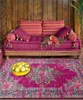 Star persan Style ethnique tapis violet pour salon Vintage tapis fille chambre bohême géométrique tapis couloir 2103176235335