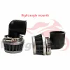 Filtros de ar para motocicleta 28mm 32mm 35mm 38mm 42mm 47mm para motocross moto atv scooter ciclomotor quad pit dirt bike stright curvado boca direita mini filtro de ar mais limpo