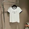 Designer T Shirt Women Brand Clothing for Womens Summer Top Fashion Letter Logo Lado Ladies Short Sleeve Shirt 17 januari