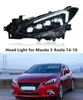 Светодиодный дневной ходовой указатель поворота для Mazda 3 Axela, автомобильная фара 2014-2016, линза лампы дальнего света