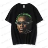 Mężczyzny Moda Moda Popularny raper Young Thug Graphic T-Shirt Men Men Kobiet Hip Hop Street Style T Shirt Summer Oversize Casual Short Sleeve TEE T240122