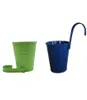 Hanging Pots Garden Pots Balcony Planters Metal Bucket Flower Holders Detachable Hook 8 Pcs Y2007095632828