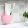 Storage Toothbrush Bathroom Holders Toothpaste Wall Mount Holder Sucker Suction Organizer Cup Rack Office Racks Container 0413