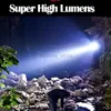 Flashlights 199999LM White Laser Ultra Powerful Flashlight Type-C Charging Telescopic Zoom 2000m Rechargeable Torch Tactical Flashlight 240122