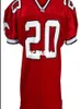 Rare 001 Red Calgary Stampeders 20 Doug Flutie véritable maillot universitaire entièrement brodé taille S4XL ou personnalisé avec n'importe quel nom ou numéro jersey6600076