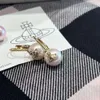 Boucles d'oreilles Satellite de styliste pour femmes, qualité supérieure, avec boîte, charme impératrice occidentale, Style Punk occidental, unisexe, perle unique