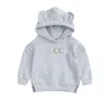 Kids Hoodies autumn and winter clothes for boys girls hooded fleece Sweatshirts Designer letters baby jacket bear ears children02908519