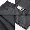 Herenshorts Zomer Mode Heren Slanke Comfortabele Ritszak Korte Broek Effen Kleur Elastische Taille Hoge Kwaliteit Casual