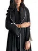 Etnische kleding Dames moslim gebedsjurk Vest Lang Midden-Oosten Herfst en winter Europa Amerika Dubai Elegant gewaad