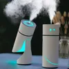 Luftfuktare 260 ml trådlös luftfuktare USB Oil Diffuser 1000mAh uppladdningsbart batteri hem ultraljud cool mist maker tyst dimare yq240122